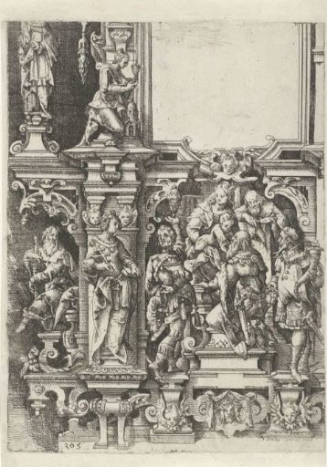 Lower part of an altarpiece with the Adoration of the Magi