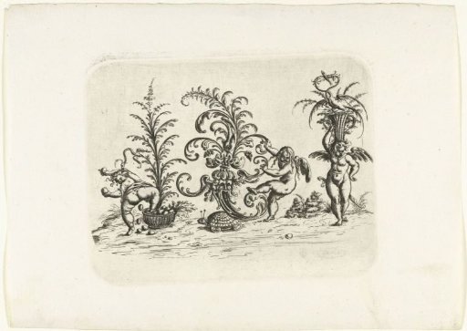 Three putti
