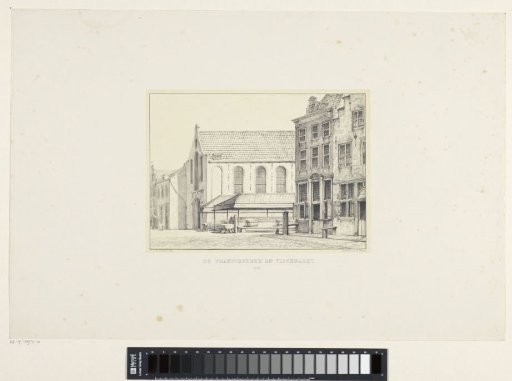 French Church and Fish Market in Dordrecht