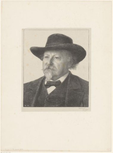 Portrait of Johan Philip van der Kellen