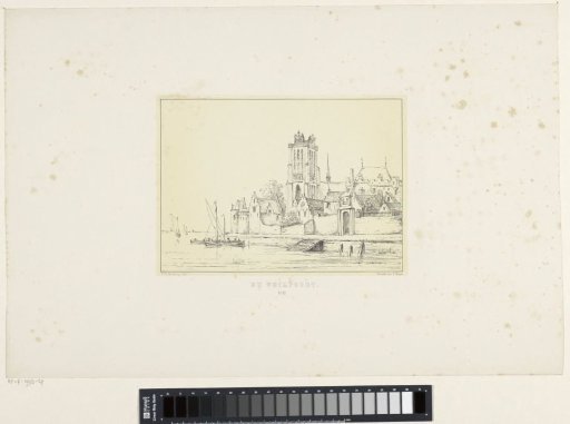 View of the Vuilpoort in Dordrecht