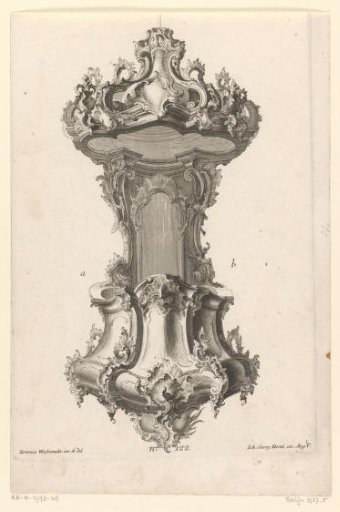 Pulpit with a cross