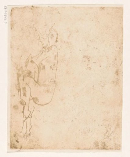 Reclining nude figure