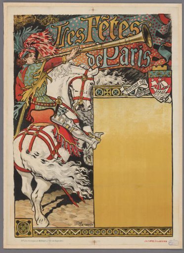 Poster for 'Les fêtes de Paris'