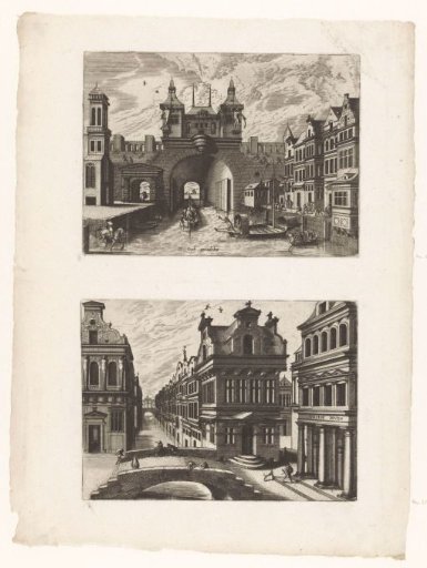 Water gate and a city canal