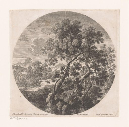 Landscape with shepherds and a flock