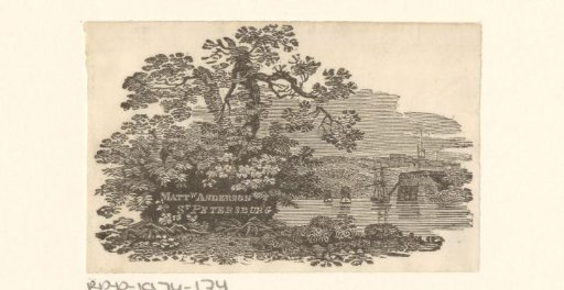 Bookplate of Matthew Anderson