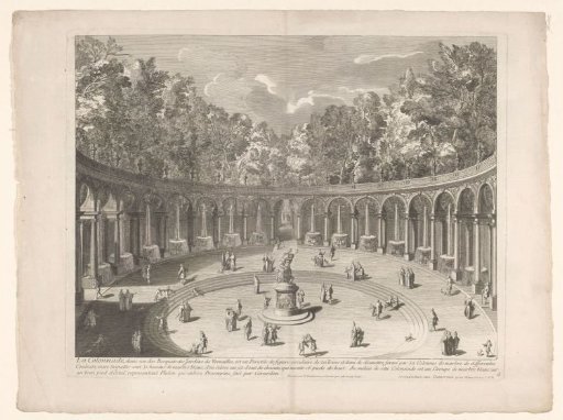 The Colonnade in the gardens of Versailles