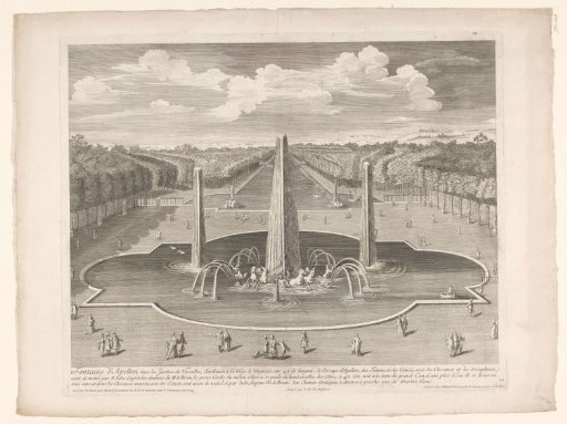Fountain of Apollo in the gardens of Versailles