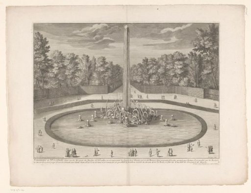 Fountain of Encelade in the gardens of Versailles