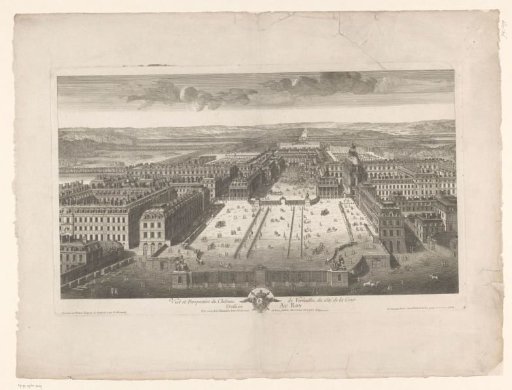 View of the Palace at Versailles