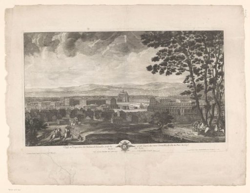 View of the Palace at Versailles and the Small Stables