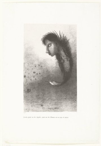 Then a Strange Creature Appeared with a Human Head and a Fish's Body