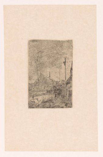 Village view of Sas-Slijkens near Ostend
