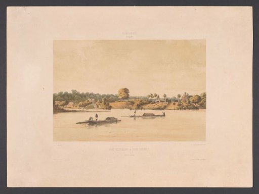 Waterfront and roadstead at Paramaribo