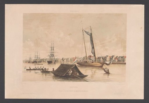 Waterfront and roadstead at Paramaribo