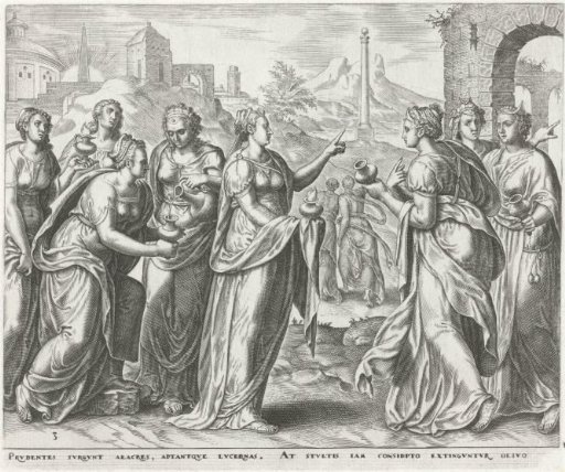 The Foolish Virgins Ask the Wise Virgins for Oil