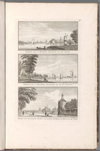 South Spaarne and Leidsevaart near Haarlem