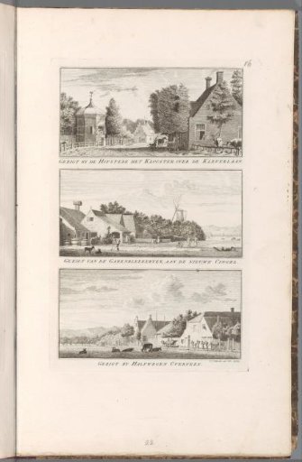 Views of the landscapes to the east of Haarlem