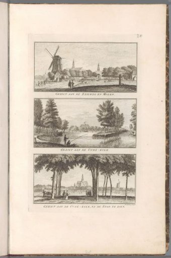 Views of the Zijlweg and the Oude Kolk in Haarlem