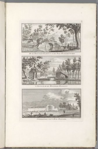 Views of Hofstede Elswout and Huis Rolland in Overveen