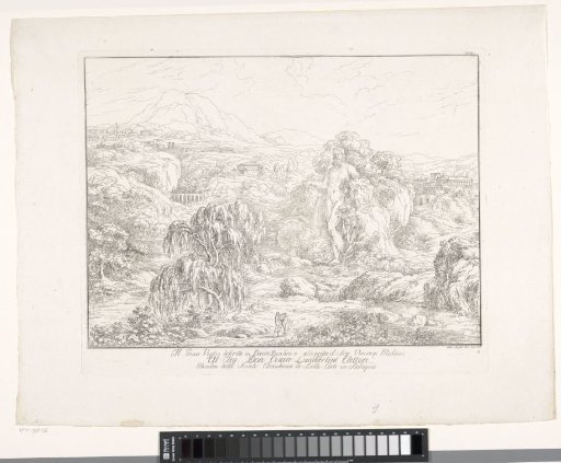 Landscape with Statue of the Great Greybeard