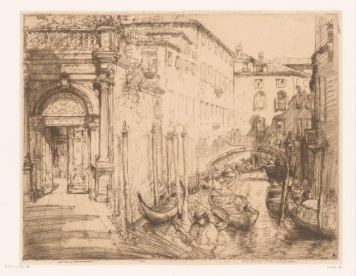 View in Venice 1911 (The White Palace)