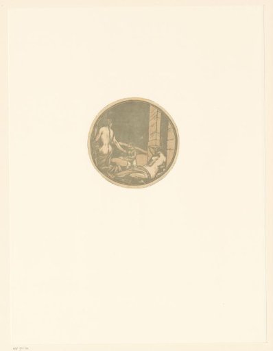 Two women and a child picking grapes