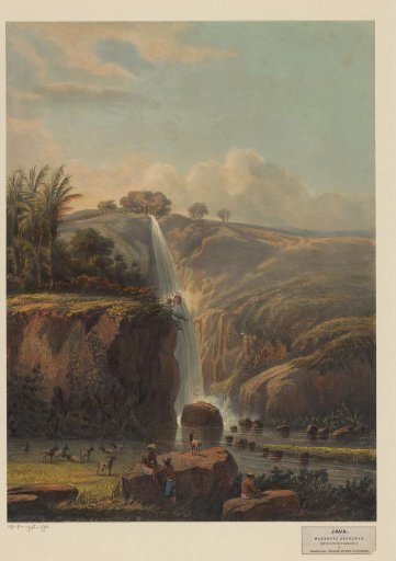 View of the waterfall in Singahan