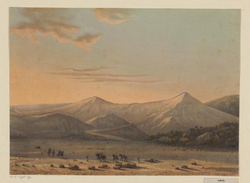 View of the Bromo volcano