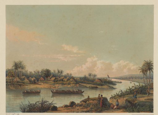 View of the Solo River on Java