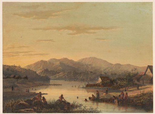 View of the Seaside Resort of Wenditt on Java
