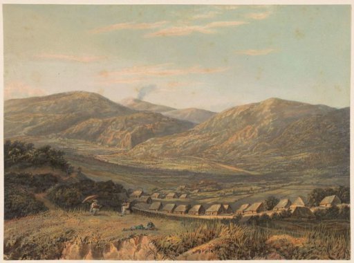 View of the Tengger Mountains