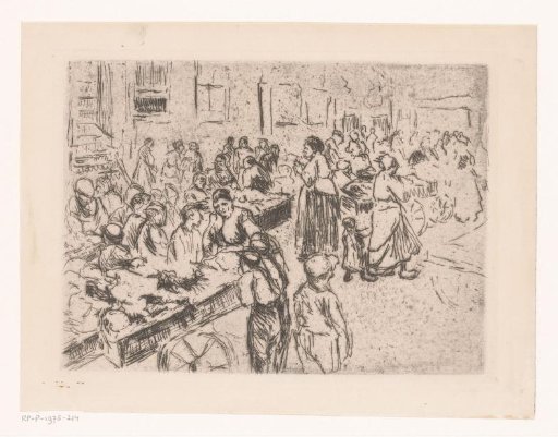 Street trade in the Old Jewish Quarter in Amsterdam