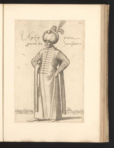 'Aga' (commander-in-chief) of the Janissaries