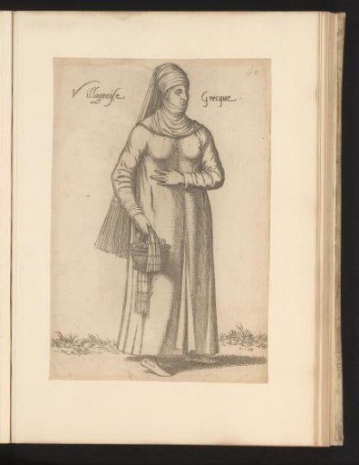 Greek Woman with a Basket of Poultry