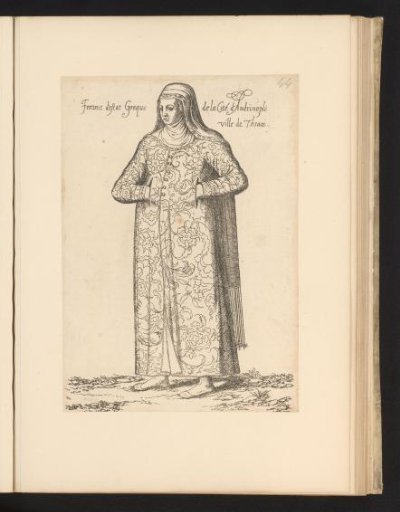 Greek Woman from Adrianople or Edirne in Thrace