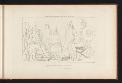 Minerva helps Achilles control his anger