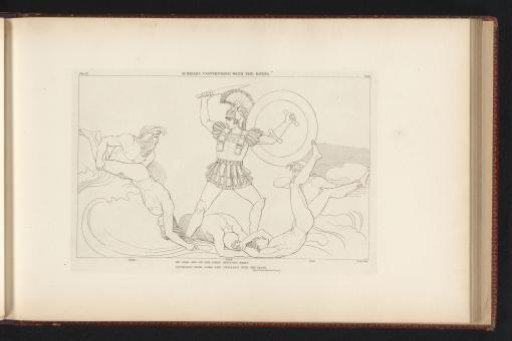 Achilles in Combat with the River Gods Scamander and Simois