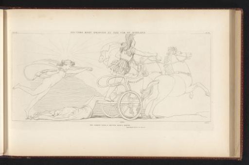 Achilles with the Corpse of Hector Behind His Chariot of Victory