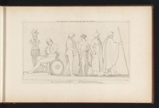 Achilles bidding farewell to Briseïs