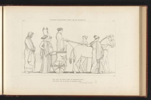 Odysseus follows the carriage of Nausicaä