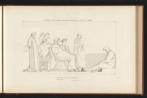 Odysseus at King Alcinous and Queen Arete