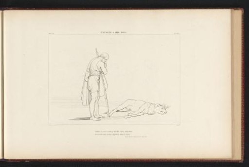 Odysseus with the dying dog Argus