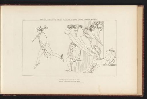 Mercury brings the souls of the suitors to the underworld