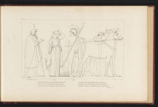 Odysseus leaves Ithaca and Lacedaemon with Penelope