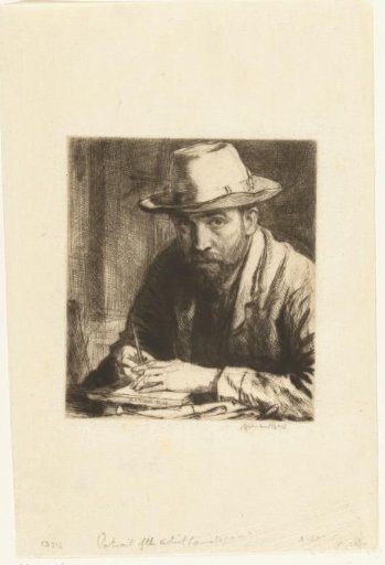 Self-portrait of Muirhead Bone