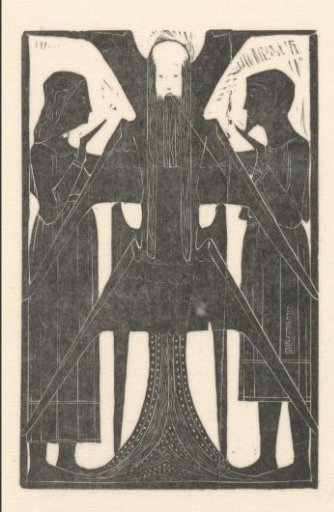 Man and Woman beside a Winged Figure