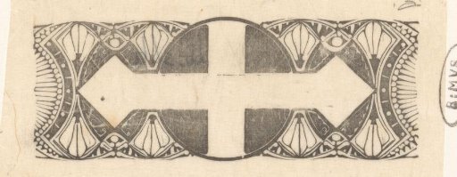 Visiting card of Mathieu Lauweriks