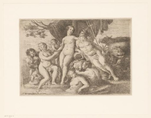 Neptune and Amphitrite Among Bathing Nymphs and Mermaids